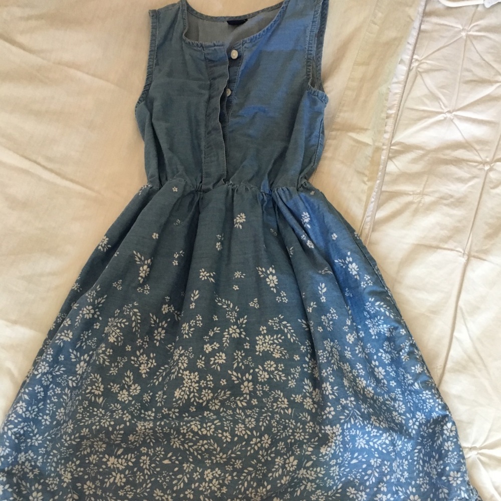 GapKids Girls size M denimish summer dress!